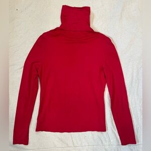 BROOKS BROTHERS RED STRETCH TURTLENECK VINTAGE EARLY 2000s